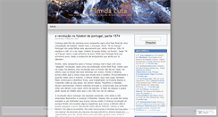 Desktop Screenshot of fimdaluta.wordpress.com