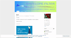 Desktop Screenshot of envelopefilter.wordpress.com