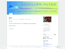 Tablet Screenshot of envelopefilter.wordpress.com