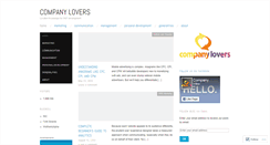 Desktop Screenshot of companylovers.wordpress.com