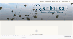 Desktop Screenshot of mycounterpart.wordpress.com