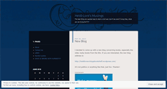 Desktop Screenshot of heidilore.wordpress.com