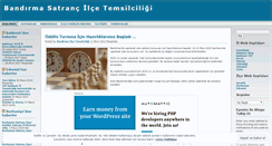 Desktop Screenshot of bandirmasatranc.wordpress.com
