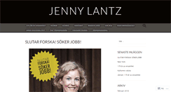 Desktop Screenshot of jennylantz.wordpress.com