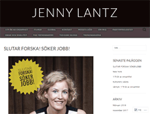 Tablet Screenshot of jennylantz.wordpress.com