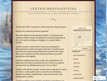 Tablet Screenshot of centrofevsiha.wordpress.com