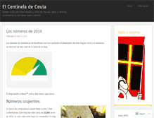 Tablet Screenshot of centineladeceuta.wordpress.com