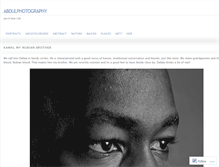 Tablet Screenshot of abdulphotography.wordpress.com