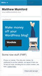 Mobile Screenshot of matthewmumford.wordpress.com