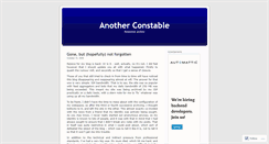 Desktop Screenshot of anotherconstable.wordpress.com