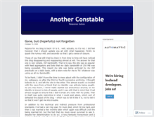 Tablet Screenshot of anotherconstable.wordpress.com