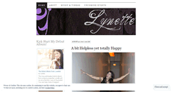 Desktop Screenshot of lynettemusic.wordpress.com