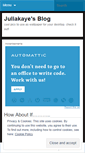 Mobile Screenshot of juliakaye.wordpress.com