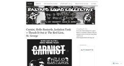 Desktop Screenshot of bastardsquadcollective.wordpress.com