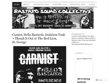 Tablet Screenshot of bastardsquadcollective.wordpress.com