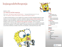 Tablet Screenshot of losjuegosdebobesponja.wordpress.com