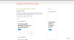 Desktop Screenshot of beinganartist.wordpress.com