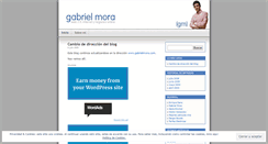 Desktop Screenshot of gabrielmora.wordpress.com