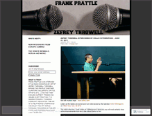 Tablet Screenshot of frankprattle.wordpress.com
