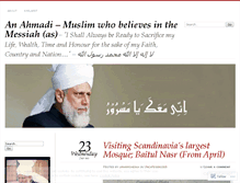 Tablet Screenshot of iamanahmadi.wordpress.com