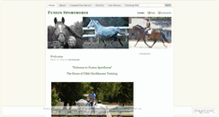 Desktop Screenshot of fusionsporthorse.wordpress.com