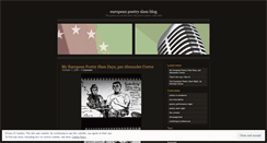 Desktop Screenshot of europeanpoetryslamblog.wordpress.com