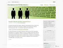 Tablet Screenshot of informacionestrategica.wordpress.com