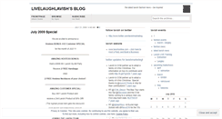 Desktop Screenshot of livelaughlavish.wordpress.com