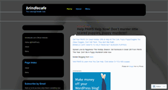 Desktop Screenshot of brindlecafe.wordpress.com