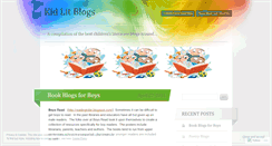 Desktop Screenshot of kidlitblogs.wordpress.com