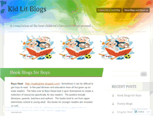 Tablet Screenshot of kidlitblogs.wordpress.com