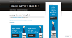 Desktop Screenshot of brunotnteixeira.wordpress.com