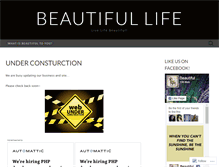 Tablet Screenshot of beautifullifedesign.wordpress.com