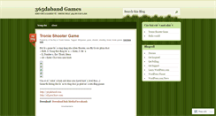 Desktop Screenshot of 365dabandgames.wordpress.com