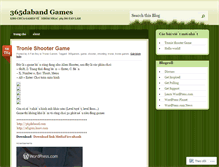 Tablet Screenshot of 365dabandgames.wordpress.com