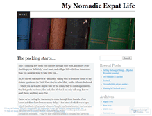 Tablet Screenshot of mynomadicexpatlife.wordpress.com