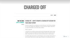 Desktop Screenshot of chargedoff.wordpress.com
