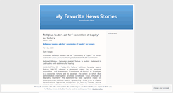 Desktop Screenshot of favoritenews777.wordpress.com