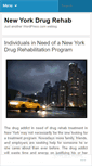 Mobile Screenshot of newyorkrehab.wordpress.com