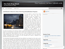 Tablet Screenshot of newyorkrehab.wordpress.com