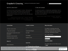 Tablet Screenshot of graydonscrossing.wordpress.com