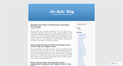 Desktop Screenshot of jimbalis.wordpress.com