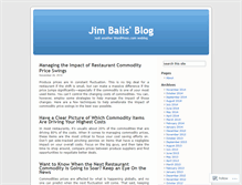 Tablet Screenshot of jimbalis.wordpress.com