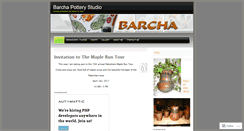 Desktop Screenshot of barchapottery.wordpress.com