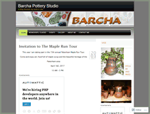 Tablet Screenshot of barchapottery.wordpress.com