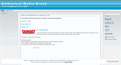 Desktop Screenshot of enthusiastmediagroup.wordpress.com