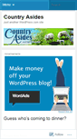 Mobile Screenshot of countryasides.wordpress.com
