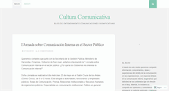 Desktop Screenshot of culturacomunicativa.wordpress.com