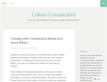 Tablet Screenshot of culturacomunicativa.wordpress.com