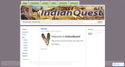 Desktop Screenshot of indianquest.wordpress.com